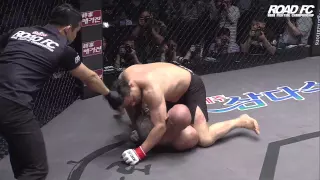 ROAD FC 023 Choi Mu-Bae defeats Lucas Tani by TKO