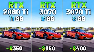 10 Games on RTX 2080 Ti vs RTX 3070 vs RTX 3070 Ti in 2023 - 4K
