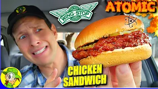 Wingstop® ATOMIC CHICKEN SANDWICH Review 🛩️⚛️🐔🥪 ⎮ Peep THIS Out! 🕵️‍♂️