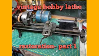 vintage mini lathe restoration