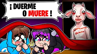 ¡ESCONDETE O MUERE de la CABRA en EL COLUMPIO! 😭💥💀 MINECRAFT ESO NO ES UNA CABRA