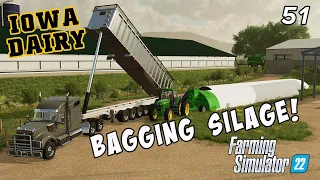 Busting out the silage bagger! - IOWA DAIRY UMRV EP51 - FS22
