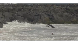 The Wedge, CA, Jet Ski Accident , 6/25/2016 - (4K@30) - Part 2