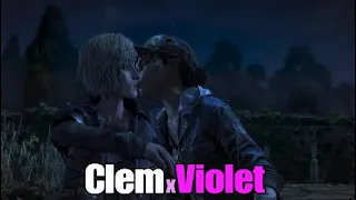 The Walking Dead The final season: complete romance with Violet