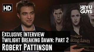 Robert Pattinson Exclusive Interview - Twilight Breaking Dawn Part 2