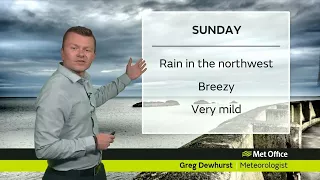 Sunday afternoon forecast 28/01/18