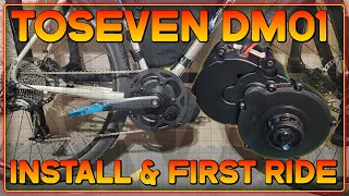 TOSEVEN DM01 mid-drive DIY ebike motor Install and First Ride!