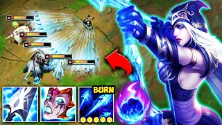 TURN OFF YOUR BRAIN WITH MEGA POKE ASHE MID (PART 2) - League of Legends