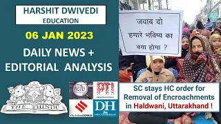 6th January 2023-The Hindu Editorial Analysis+Daily Current Affair/News Analysis by Harshit Dwivedi.