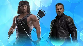 Mortal Kombat 11 : Rambo Vs Terminator ( Sylvester Stallone Vs Arnold Scwarzenegger )