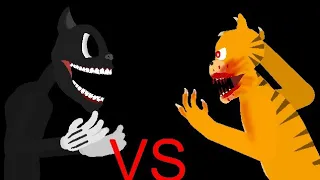 Cartoon cat vs gorefield (remake)