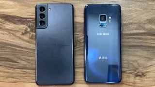 Samsung Galaxy S21 vs Samsung Galaxy S9 in 2022