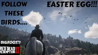 RED DEAD REDEMPTION 2 *FOLLOW THE BIRDS* EASTER EGG!!! IN RED DEAD REDEMPTION 2 | RDR2 BIGFOOT