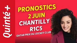 PRONOSTICS QUINTÉ+ DIMANCHE 2 JUIN - CHANTILLY : FAST TRACKER VERS UN SACRE ?