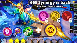 MAGIC CHESS 666 SYNERGY IS BACK WITH 3 STAR HYPER WRESTLER ZILONG | MLBB MAGIC CHESS BEST SYNERGY