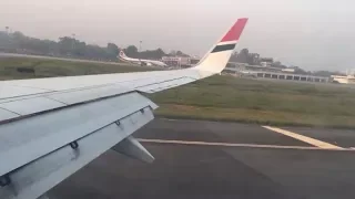 Boeing 737 800   takeoff and landing   Dhaka to Sylhet