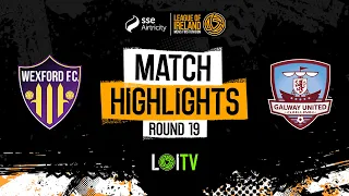 SSE Airtricity Men’s First Division Round 19 | Wexford 0-2 Galway United | Highlights