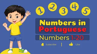 Learn Numbers In Portuguese | Learn Portuguese | 1-20