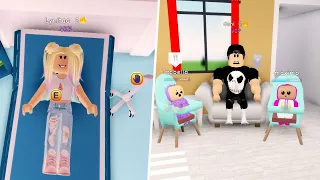 LYNA SE ENFERMA Y TENGO QUE CUIDAR A LOS BEBÉS GEMELOS YO SOLO EN CLUB ROBLOX!