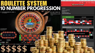 10 Number Betting Progression: Roulette Strategy #money #roulette #roulettestrategy #viral #win