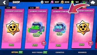 WORLD RECORD🔥😱 NEW LEGENDARY GIFTS 🎁FREE CREDITS 💠 BRAWL STARS NEW UPDATE😲!!