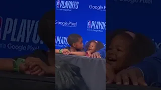 Draymond's children stole the show during postgame presser