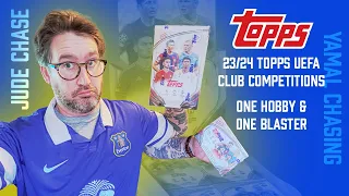 2023/24 Topps UEFA Club Competitions Blaster vs Hobby Box - Rookie Auto Hunt