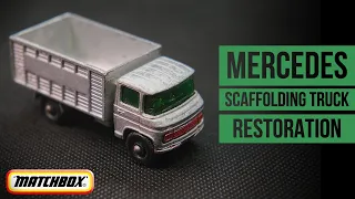 MATCHBOX restoration: 11D Mercedes Scaffolding Truck