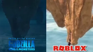 King Ghidorah/Monster Zero Movie Vs Kaiju Universe References || Roblox Kaiju Universe