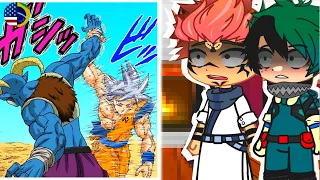 Jujutsu Kaisen And MHA| React To Goku ||Dragon Ball Z|Super|| Gacha react 🇺🇲🇧🇷