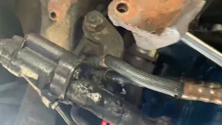 66 Mustang- power steering hose leak.