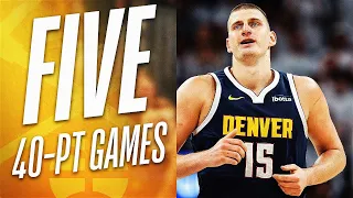 Every Time Nikola Jokic Dropped 40 PTS In A Playoff Game!