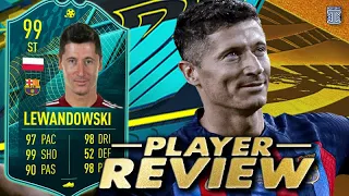 HIGH/LOW WR CHANGE?!😍 99 PLAYER MOMENTS LEWANDOWSKI PLAYER REVIEW! - FIFA 22 ULTIMATE TEAM