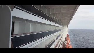 My balcony on THE MSC Divina