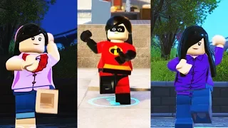 ALL Violet Costumes in LEGO The Incredibles The Videogame