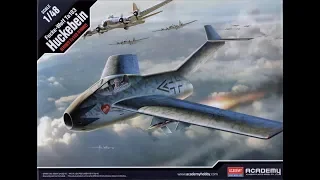 academy 1/48 focke-wulf ta 183 huckebein In box review