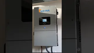 Installing best solar inverter Sol-Ark 12k Grid-tie/Off-grid.