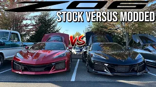 The DIFFERENCE between a C8 Corvette Z06 with and without the Z07 Package!