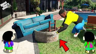 GTA 5 : Franklin Found Secret Room Under Franklin's Sofa In Franklin House in GTA 5 ! (GTA 5 mods)