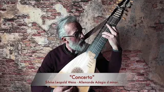Weiss S.L. - Allemande Adagio - Alberto Crugnola: Baroque Lute - Serie: "Concerto".
