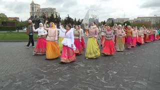 2021 05 09 Harinama in Moscow (Russia). Харинама в День Победы - Парк Культуры