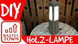 Holz Lampe selber bauen: Mit Altholz & Plexiglas schöne Vintage-Lampe bauen