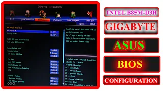 Gigabyte uefi bios configuration B85M D3H । motherboard bios setup windows 10 । bios setup windows 7