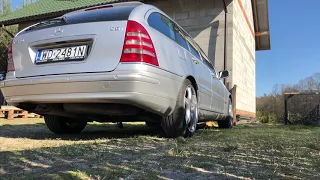 Mercedes C270 CDI stock exhaust  sound OM612