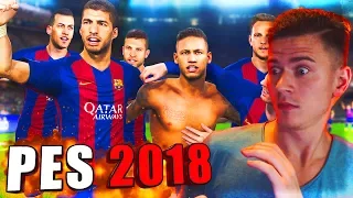 ПЕРВЫЙ РАЗ ИГРАЮ в PES 2018 | Pro Evolution Soccer 18