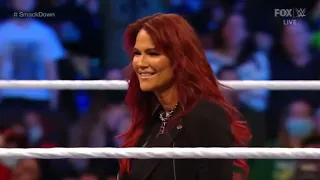 Lita Psychs Out Charlotte Flair Smackdown 1/14/2022
