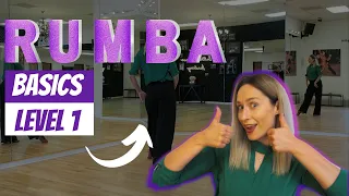 How to do RUMBA Basic | Tip#57 | Footwork | Timing | Basic Mechanics | Beginner Level