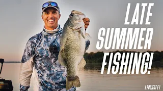 You can still catch BIG BASS in LATE SUMMER!! // How to survive the August/September LULL in fishing