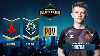 CS:GO - PoV - Bubzkji - G2 Esports vs. Astralis - DreamHack Masters Spring 2021 - Quarter-final