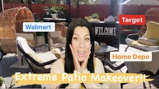 EXTREME PATIO MAKEOVER!! *FROM START TO FINISH*  KID FRIENDLY. SPRING|SUMMER BACKYARD DECOR.